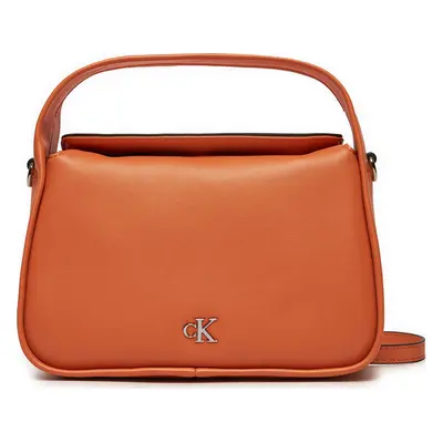 Kabelka Calvin Klein Metal Mono Mini Block20 W/Flap K60K612246 Oranžová