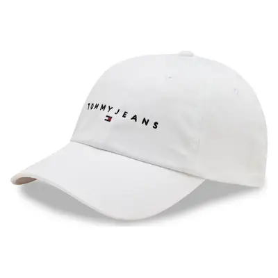 Kšiltovka Tommy Jeans Tjm Linear Logo 6-Panel Cap AM0AM12894 Bílá