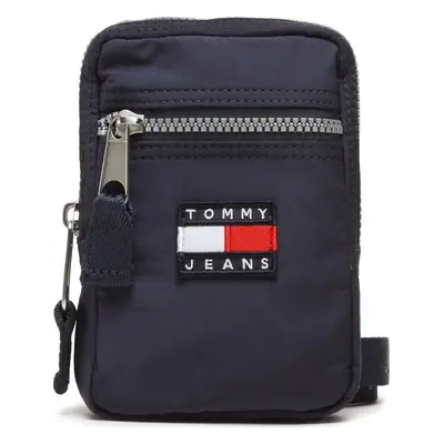 Taška na telefon Tommy Jeans Tjm Heritage Phone P W/Lanyard AM0AM10647 Tmavomodrá