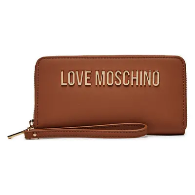 Velká dámská peněženka LOVE MOSCHINO JC5620PP1LKD0208 Hnědá