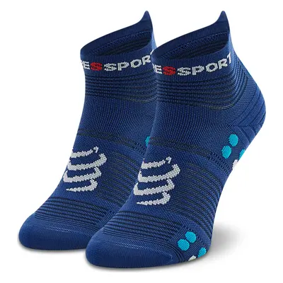 Klasické ponožky Unisex Compressport Pro Racing Socks V4.0 Run Low XU00047B_533 Tmavomodrá