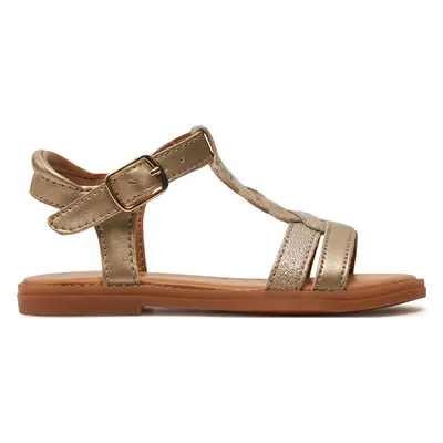 Sandály Geox J Sandal Karly Girl J4535H 0NFQD C2010 M Zlatá