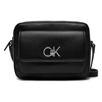 Kabelka Calvin Klein Re-Lock Camera Bag W/Flap_Pbl K60K612538 Černá