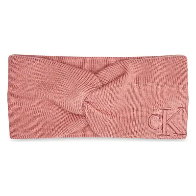 Textilní čelenka Calvin Klein Monogram Embro K60K612658 Růžová