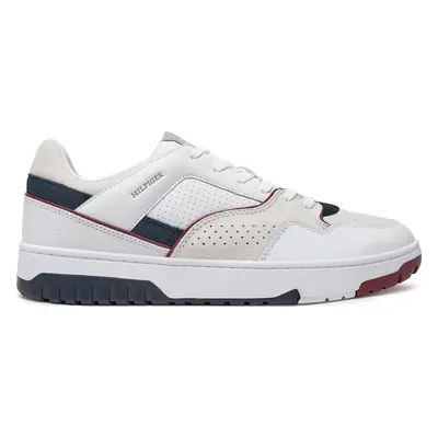 Sneakersy Tommy Hilfiger Th Basket Modern Street Lth FM0FM05211 Bílá