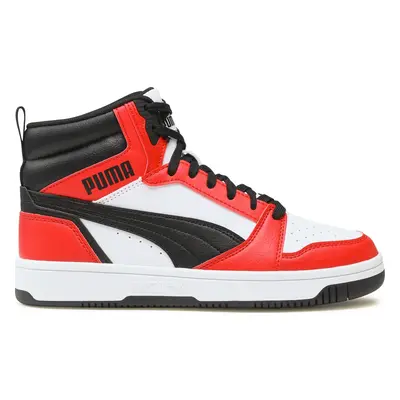 Sneakersy Puma Rebound V6 Mid Jr 393831 03 Bílá