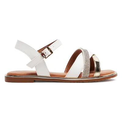 Sandály Tommy Hilfiger Flat Sandal T3A2-33252-0326 Bílá