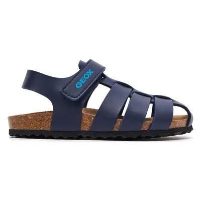 Sandály Geox J Ghita Boy J458LA 000BC C4002 M Tmavomodrá