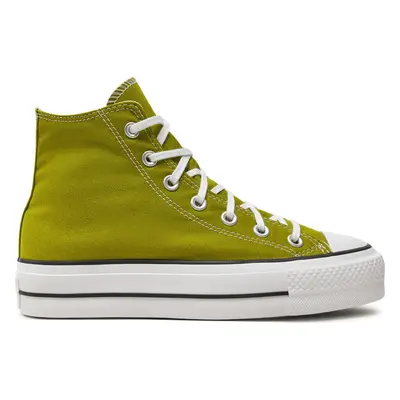 Plátěnky Converse Chuck Taylor All Star Lift Platform A08286C Zelená