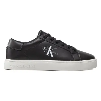 Sneakersy Calvin Klein Jeans Classic Cupsole Laceup Low Lth YM0YM00491 Černá