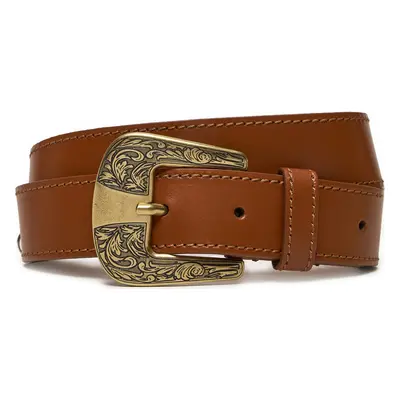 Dámský pásek Wrangler Big Buckle 112358074 Hnědá