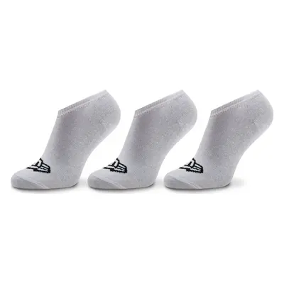 Sada 3 párů nízkých ponožek unisex New Era Flag Sneaker Sock 13113638 Bílá