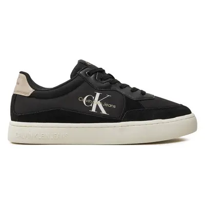 Sneakersy Calvin Klein Jeans Classic Cupsole Low Mix Mtl YM0YM01033 Černá