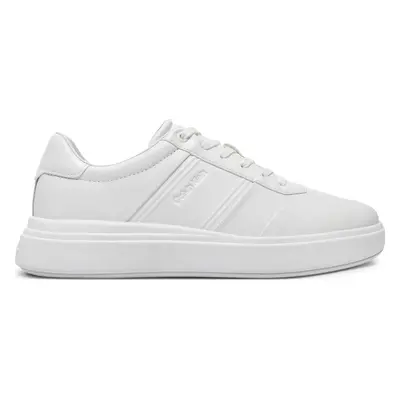 Sneakersy Calvin Klein Low Top Lace Up Hf HM0HM01551 Bílá