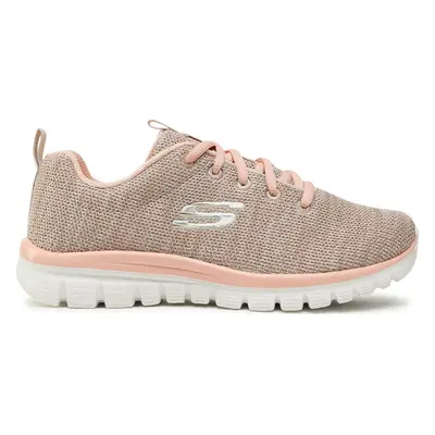 Sneakersy Skechers Twisted Fortune 12614/NTCL Béžová