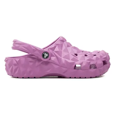 Nazouváky Crocs Classic Geometric Clog 209563 Růžová