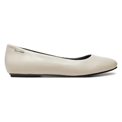 Baleríny Calvin Klein Round Ballerina HW0HW00618 Šedá