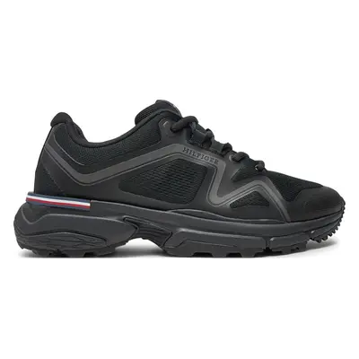 Sneakersy Tommy Hilfiger M Runner Tech Knit FM0FM05109 Černá