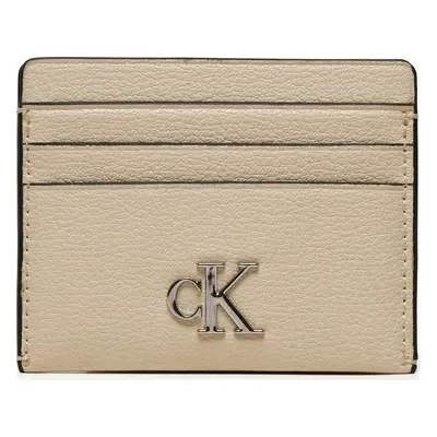 Pouzdro na kreditní karty Calvin Klein Jeans Minimal Monogram K60K612746 Écru