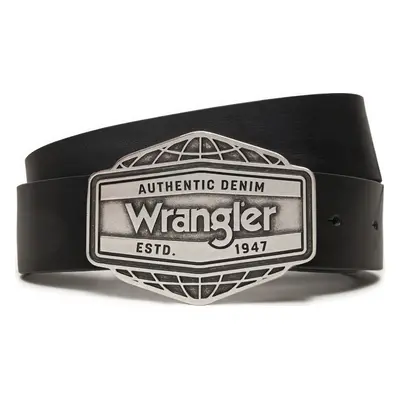 Pánský pásek Wrangler Big Buckle 112358068 Černá