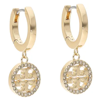 Naušnice Tory Burch Miller Pave Hoop Earring 87041 Zlatá