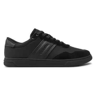 Sneakersy Calvin Klein Low Top Lace Up Mix HM0HM01548 Černá