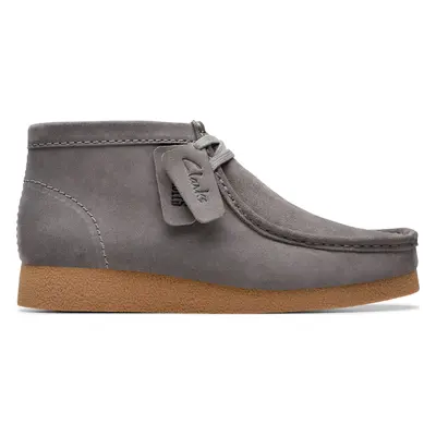 Kotníková obuv Clarks Wallabee Evo Bt 26174938 Šedá