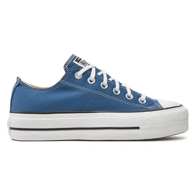 Plátěnky Converse Chuck Taylor All Star Lift Platform A08289C Tmavomodrá