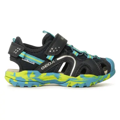 Sandály Geox J Borealis Boy J250RB014MEC0749 S Tmavomodrá