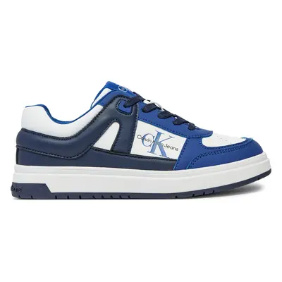 Sneakersy Calvin Klein Jeans Low Cut Lace-Up/Sneaker V3X9-81060-1355 S Tmavomodrá