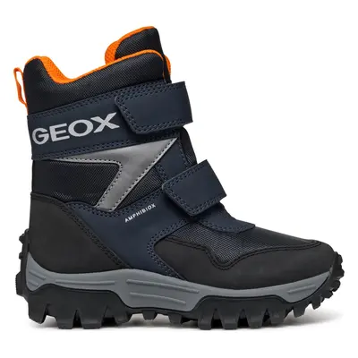 Sněhule Geox J Himalaya Boy B Abx J46FRE 0FU50 C4002 M Tmavomodrá