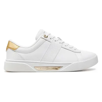 Sneakersy Tommy Hilfiger Chic Panel Court Sneaker FW0FW07998 Bílá