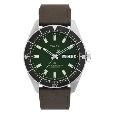 Hodinky Timex Waterbury TW2V24700 Hnědá