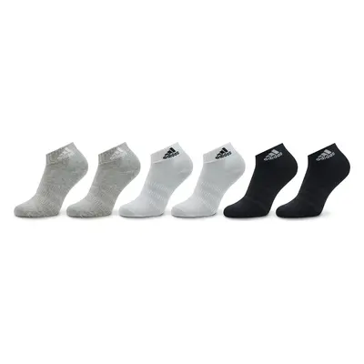 Nízké ponožky Unisex adidas Thin and Light Sportswear Ankle Socks 6 Pairs IC1307 Šedá