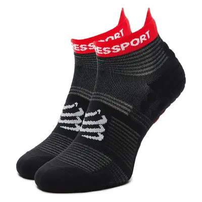 Nízké ponožky Unisex Compressport Pro Racing Socks V4.0 Run Low XU00047B Černá