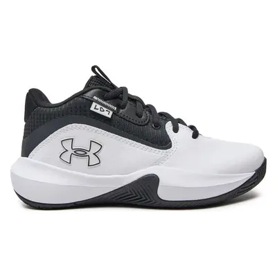 Basketbalové boty Under Armour Grade School UA Lockdown 7 3028513 Bílá