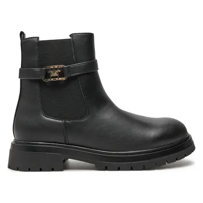 Polokozačky Tommy Hilfiger Chelsea Boot T3A5-33572-1351 S Černá