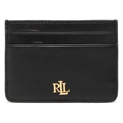 Pouzdro na kreditní karty Lauren Ralph Lauren Slim Card 432876732001 Černá