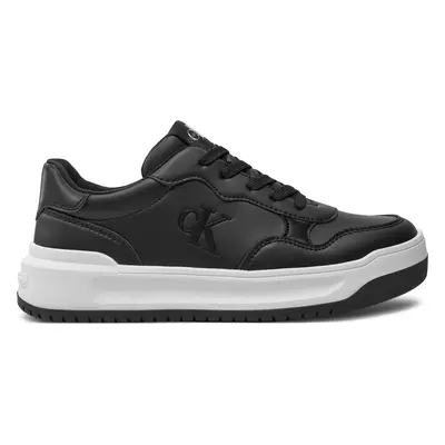 Sneakersy Calvin Klein Jeans Low Cut Lace-Up Sneaker V3A9-80980-1355 S Černá