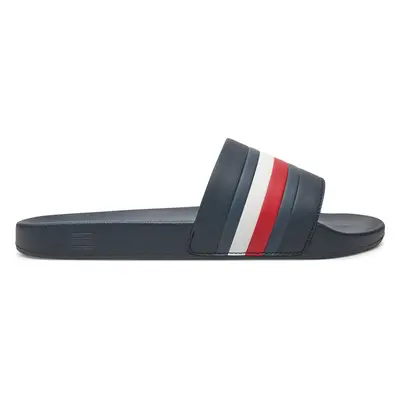 Nazouváky Tommy Hilfiger Pool Slide FM0FM05233 Tmavomodrá