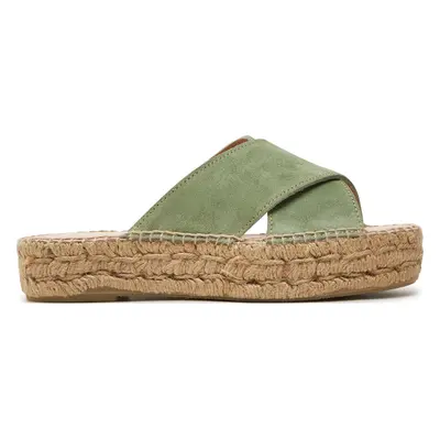 Espadrilky Manebi Hamptons Double Sole X Bands Sandals R 6.6 DX Zelená