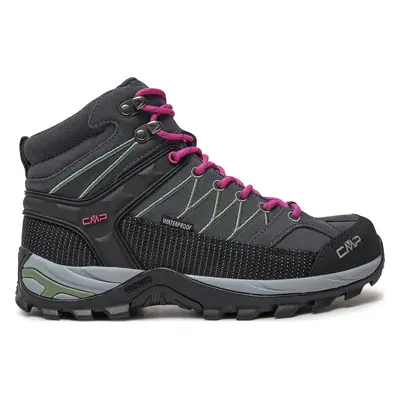 Trekingová obuv CMP Rigel Mid Wmn Trekking Shoes Wp 3Q12946 Šedá