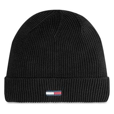 Čepice Tommy Hilfiger Elongated Flag AW0AW16777 Černá