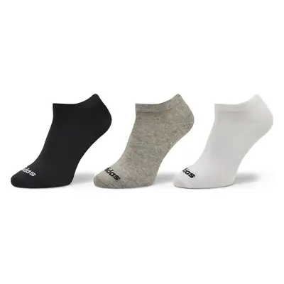 Kotníkové ponožky Unisex adidas Thin Linear Low-Cut Socks 3 Pairs IC1300 Šedá