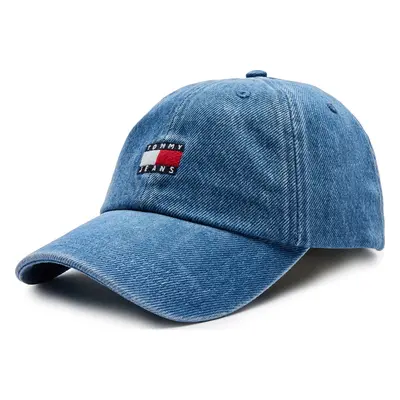 Klobouk Tommy Jeans Tjw Heritage Cap Denim AW0AW16382 Modrá