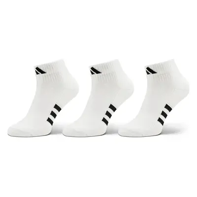 Sada 3 párů nízkých ponožek unisex adidas Mid-Cut Socks 3 Pairs HT3450 Bílá