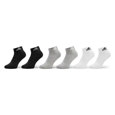 Nízké ponožky Unisex adidas Cushioned Sportswear Ankle Socks 6 Pairs IC1292 Šedá