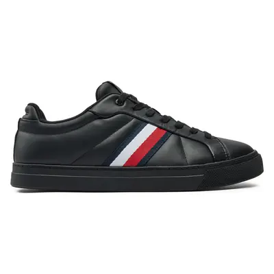 Sneakersy Tommy Hilfiger Icon Court FM0FM05163 Černá