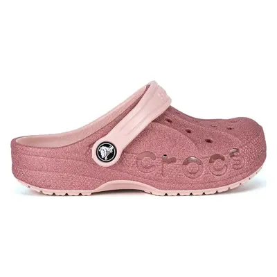 Nazouváky Crocs BAYA GLITTER CLOG KIDS 207015-6SR Růžová