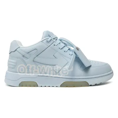 Sneakersy Off-White OMIA189S22LEA0044501 Světle modrá